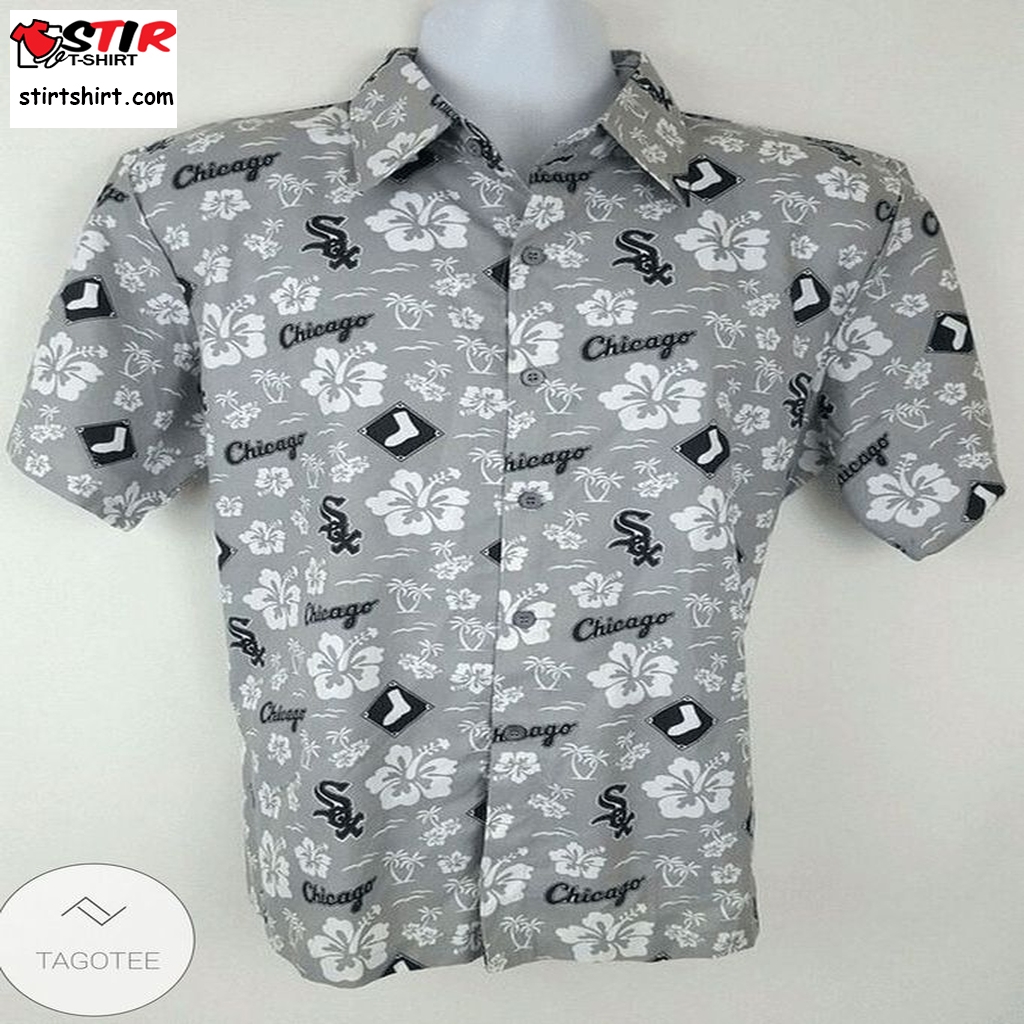 Chicago White Sox Baseball Hibiscus Flower Aloha Hawaiian Shirt