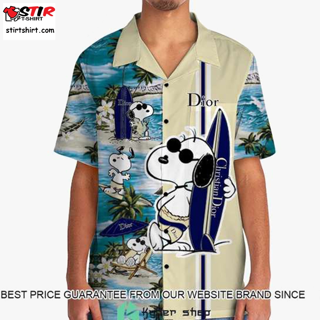Christian Dior Snoopy Hawaiian Shirt