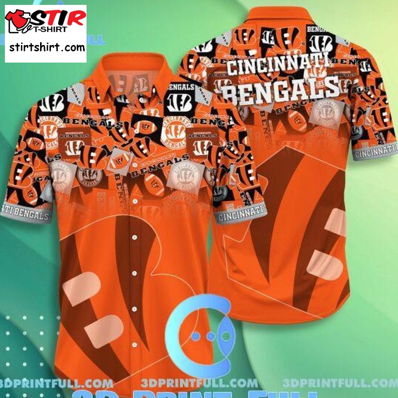 Cincinnati Bengals Hawaiian Shirt Short Style Hot Trending Summer 02  Cincinnati Bengals 