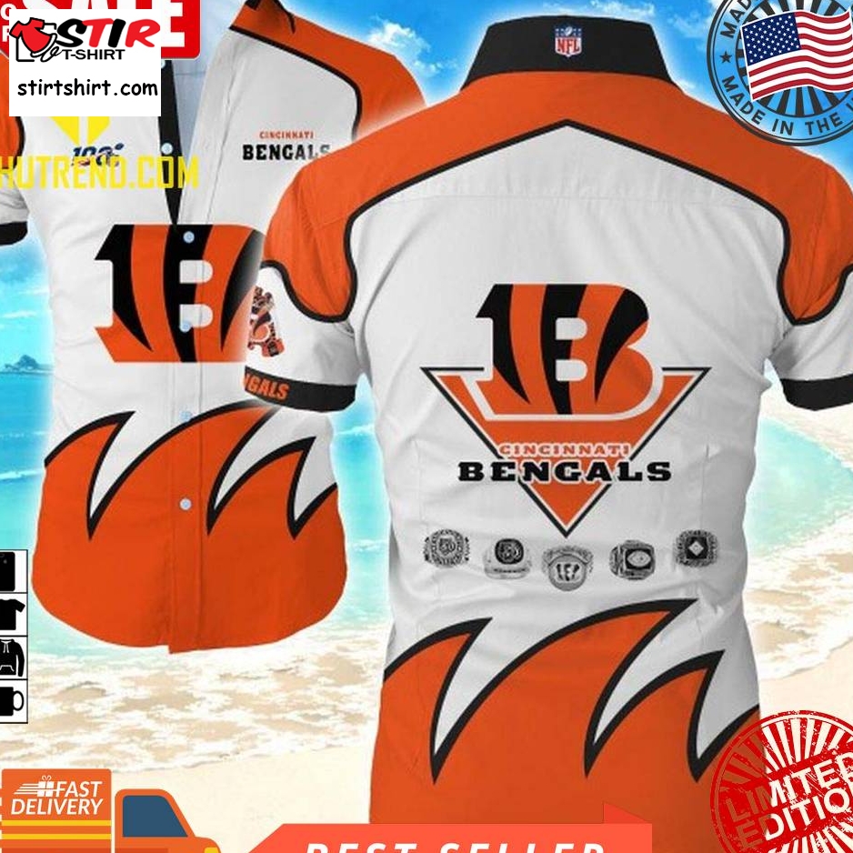 Cincinnati Bengals New Design Nfl Hawaiian Shirt  Cincinnati Bengals 