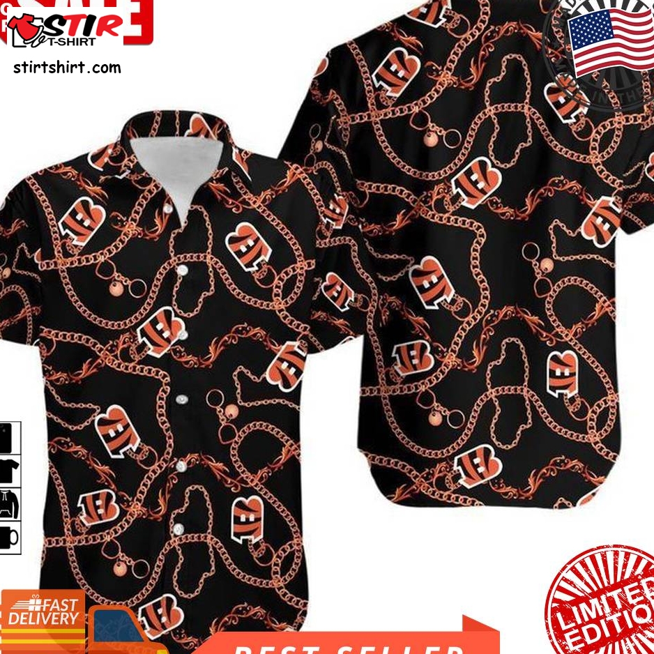 NFL Cincinnati Bengals Fans Louis Vuitton Hawaiian Shirt For Men