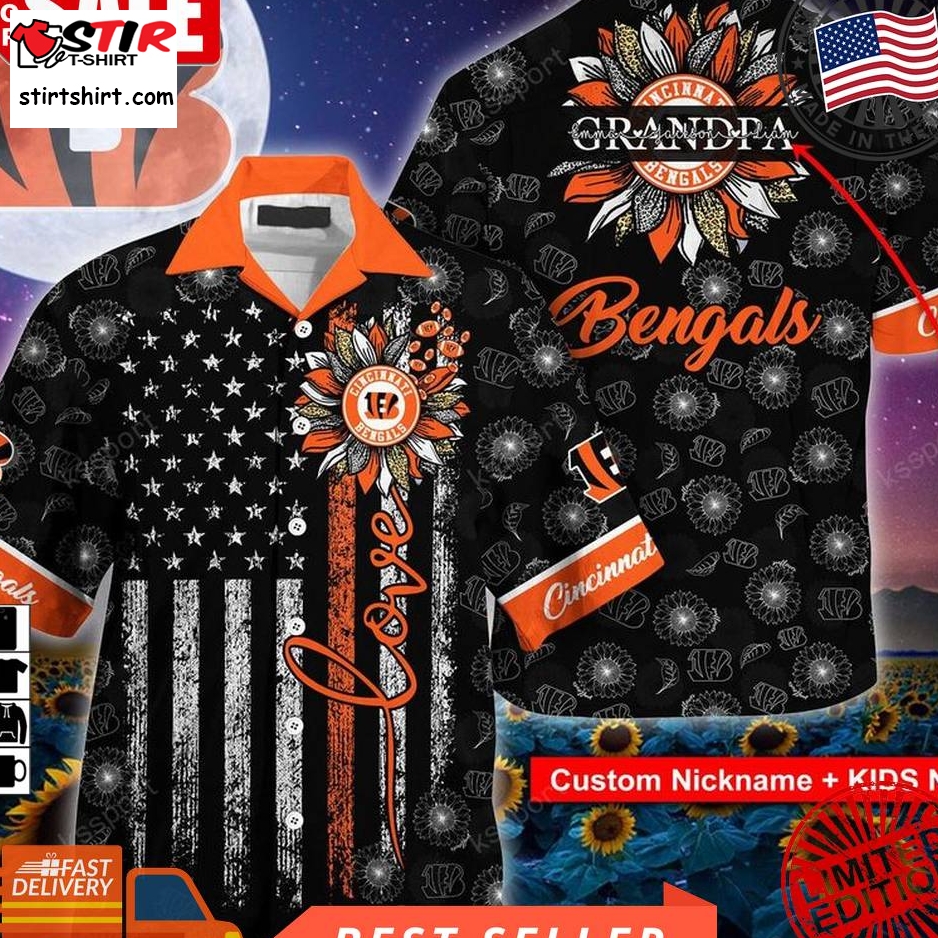 Cincinnati Bengals Nfl Hawaiian Shirt  Cincinnati Bengals 