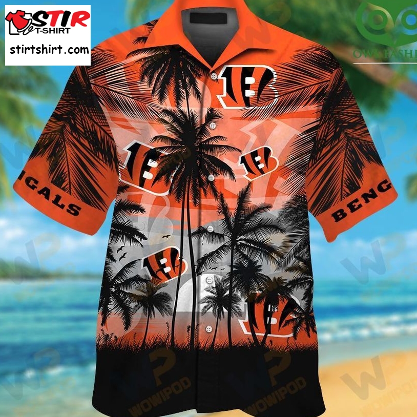 Cincinnati Bengals Tropical Hawaiian Shirt  Cincinnati Bengals 