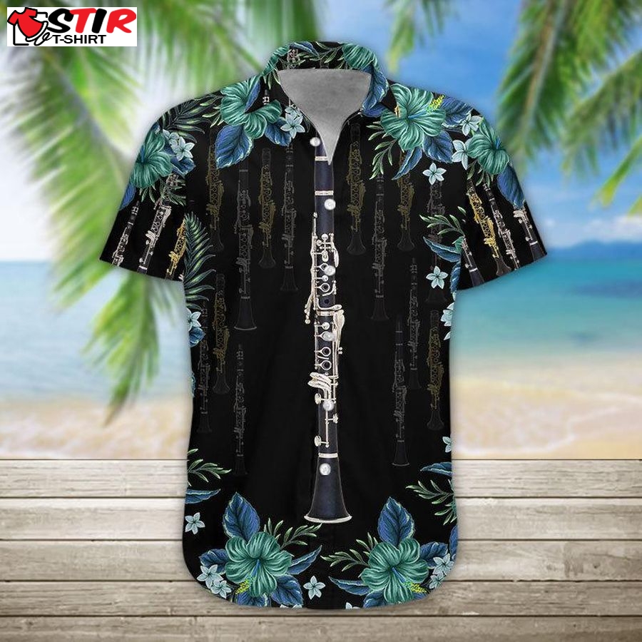 Clarinet Unisex Hawaiian Shirt Pre13362, Hawaiian Shirt,  Funny Shirts, Gift Shirts, Graphic Tee