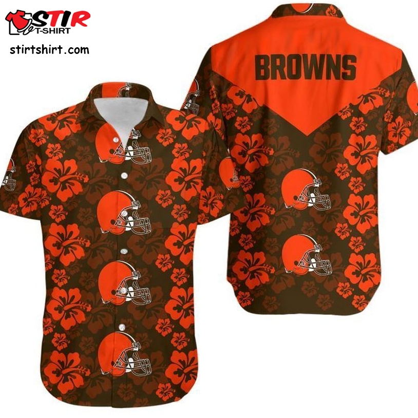 Cleveland Browns Flowers Hawaii Shirt And Shorts Summer Collection H97  Cleveland Browns 