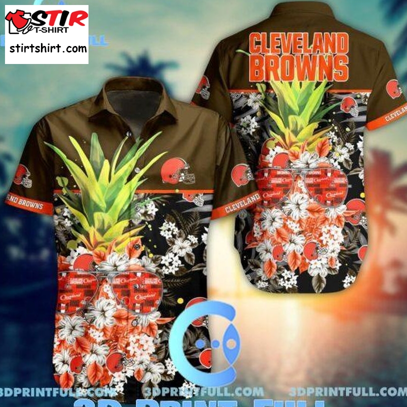 Cleveland Browns Hawaiian Shirt Pineapple New Trending  Cleveland Browns 