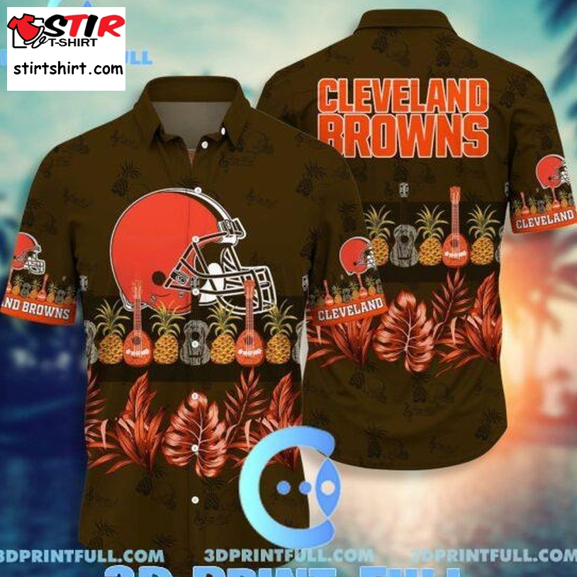 Cleveland Browns Hawaiian Shirt Short Style Hot Trending Summer 01  Cleveland Browns 