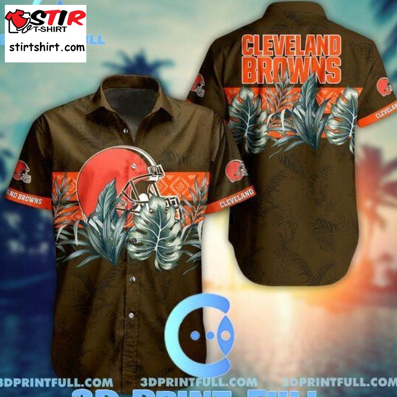 Cleveland Browns Hawaiian Shirt Short Style Hot Trending Summer  Cleveland Browns 