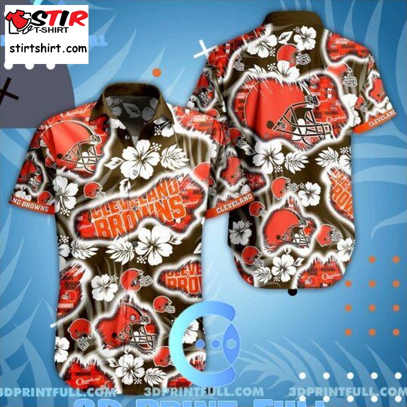 Cleveland Browns Hawaiian Shirt Short Summer 03  Cleveland Browns 