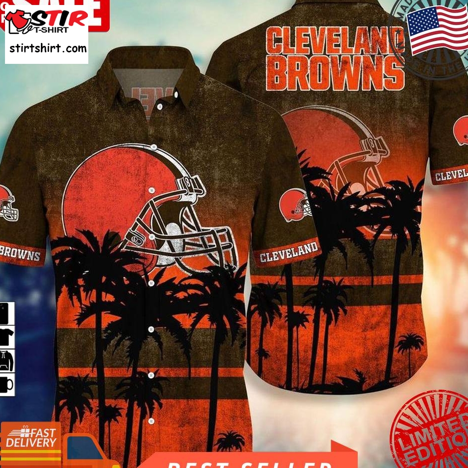 Cleveland Browns Nfl Hawaii Shirt Short Style Hot Trending Summer Hawaiian Nfl V3  Cleveland Browns 
