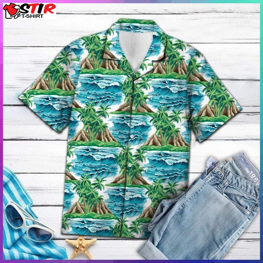 Coconut Island Hawaiian Shirt Pre10934, Hawaiian Shirt,  Funny Shirts, Gift Shirts, Graphic Tee