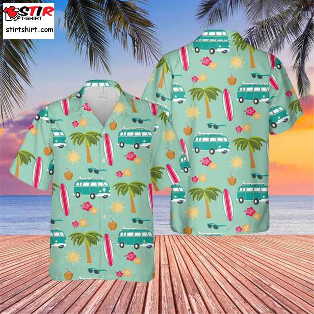 Coconut Vans Tree Trending Hawaiian Shirt