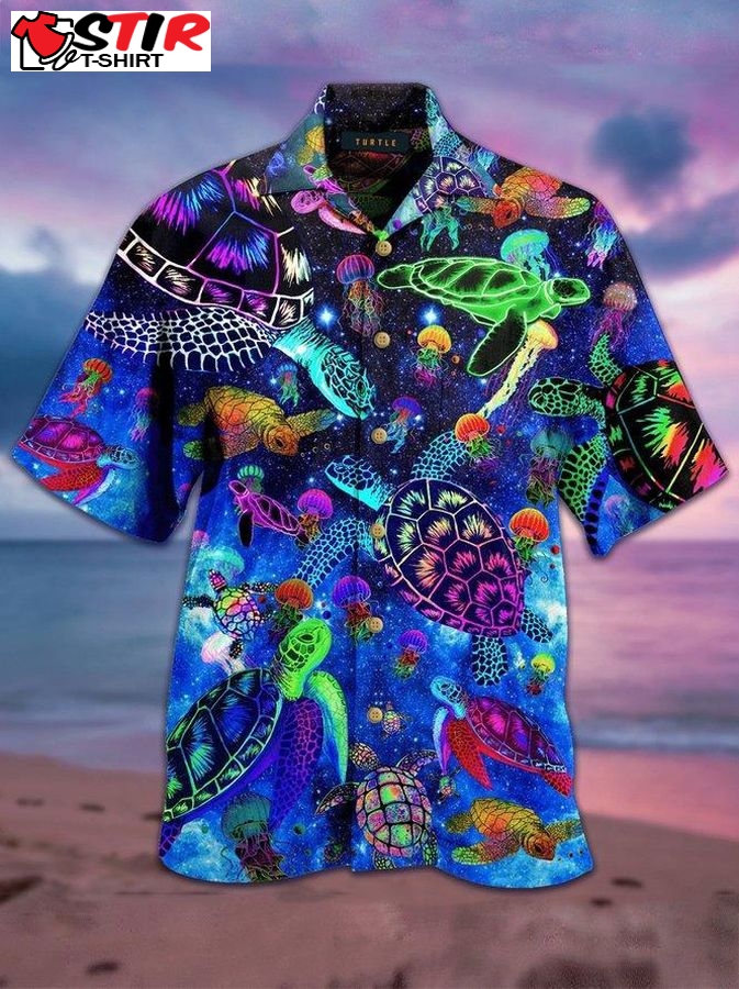 Colorful Turtles Hawaiian Shirt Pre13360, Hawaiian Shirt,  Funny Shirts, Gift Shirts, Graphic Tee