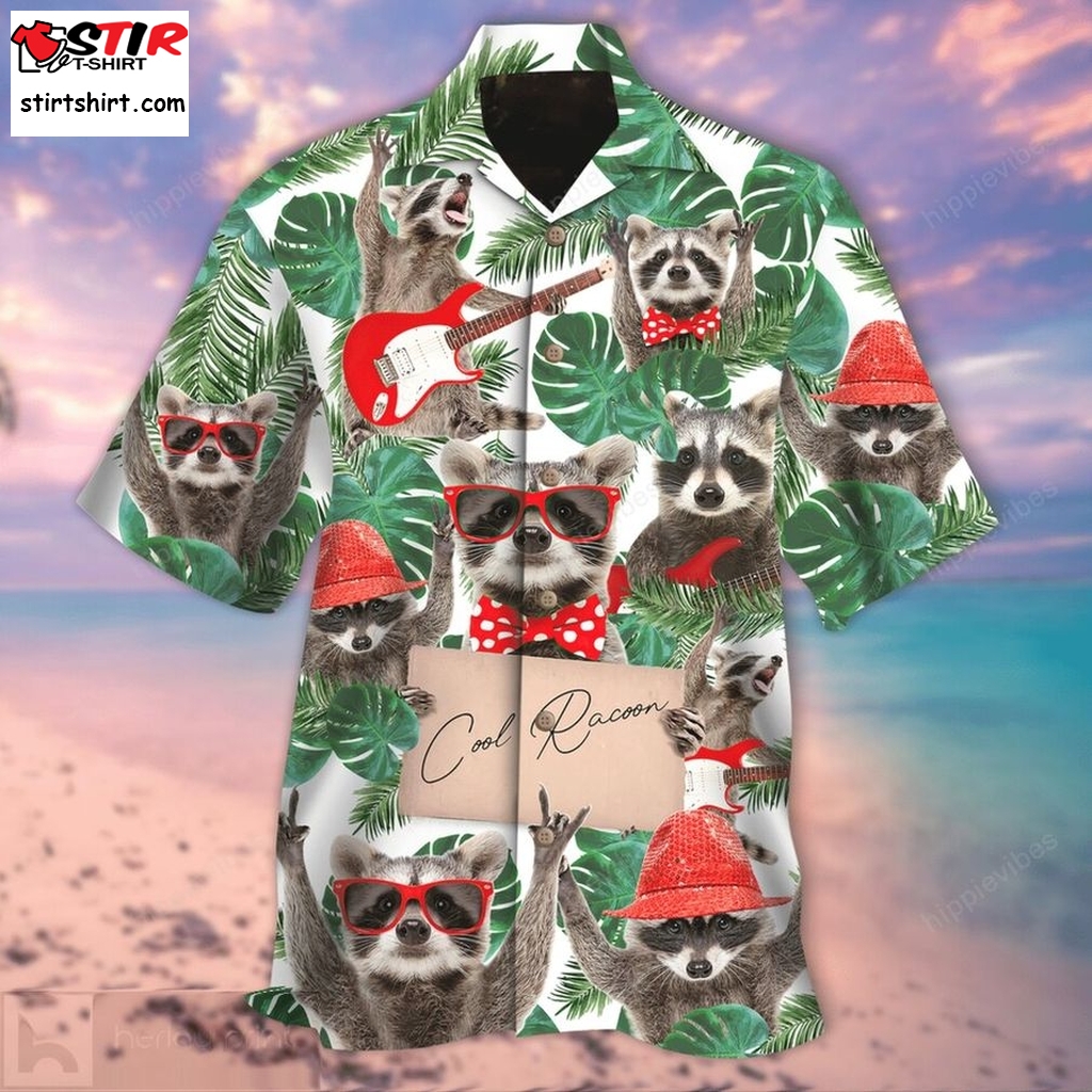 Cool Raccoon Hawaii Shirt  Cool 