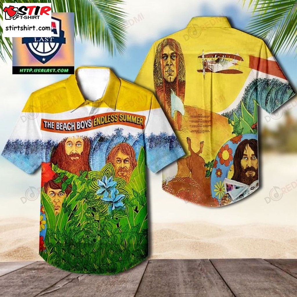Coolest The Beach Boys Endless Summer Album Hawaiian Shirt  Cool 