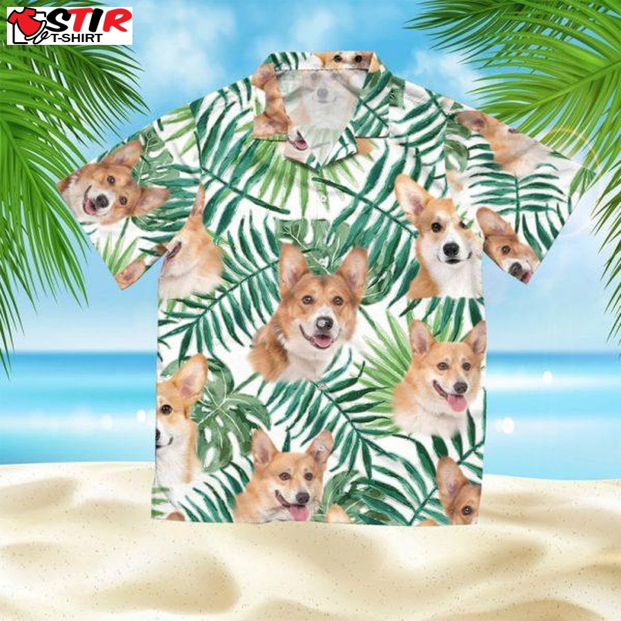 Corgi Hawaiian Shirt Pre11155, Hawaiian Shirt,  Funny Shirts, Gift Shirts, Graphic Tee