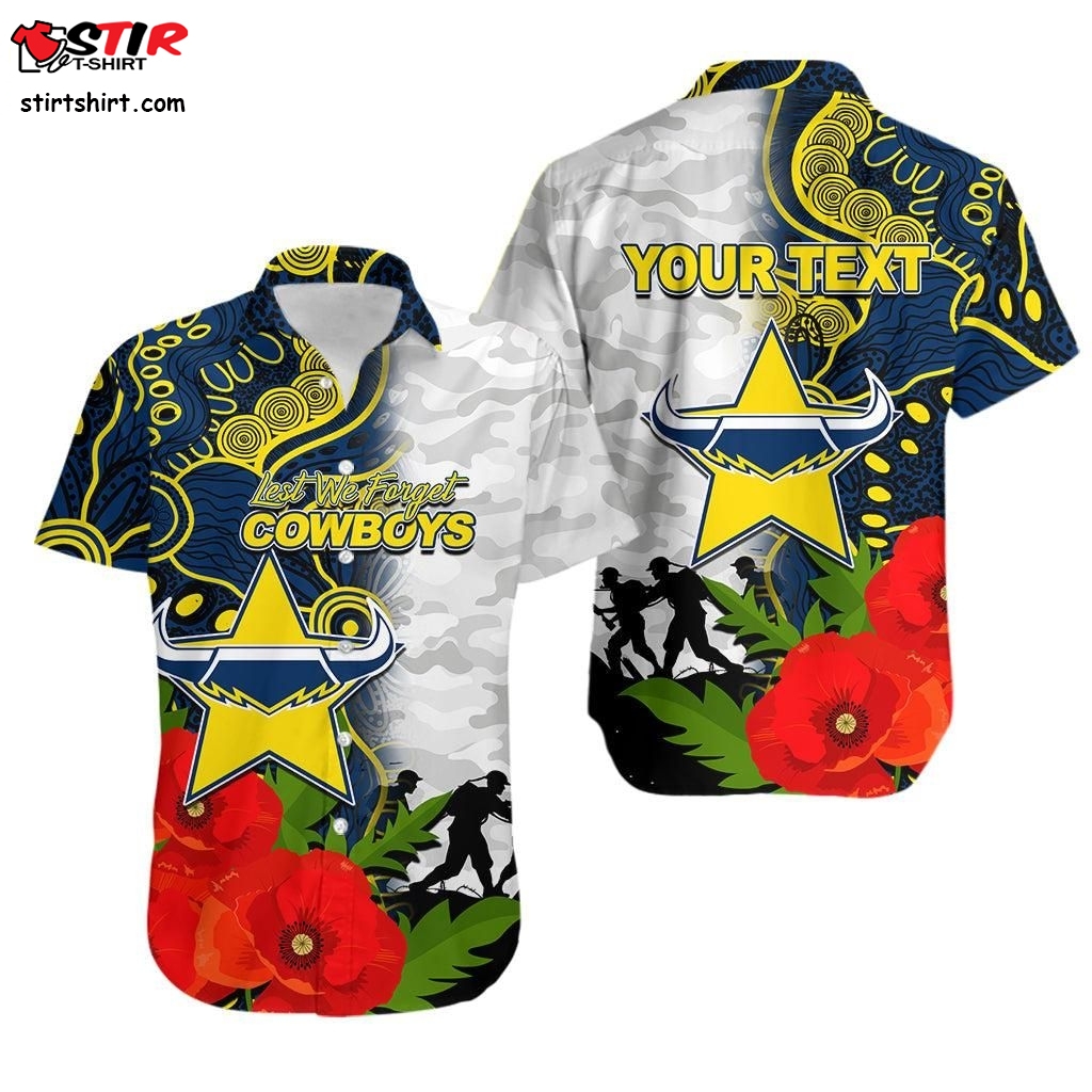 Cowboys  Day Aboriginal Mix Army Patterns Hawaiian Shirt Lt6_1  Stussy Wavy 