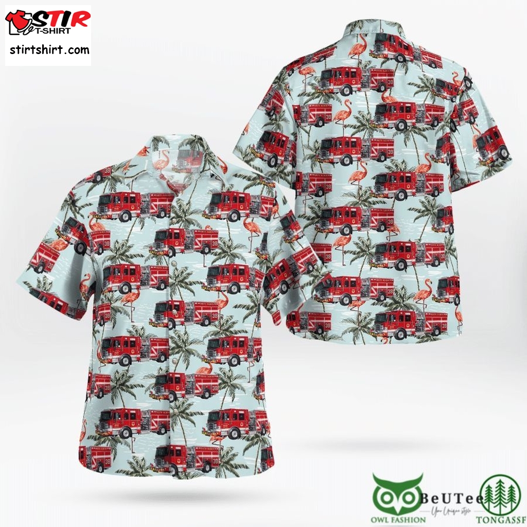 Crestwood Kentucky South Oldham Fire Protection District Hawaiian Shirt  Tillys 