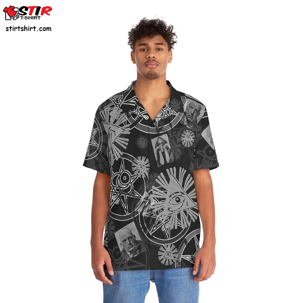 Crowley Collage   Men's Hawaiian Shirt   Outfit Men's