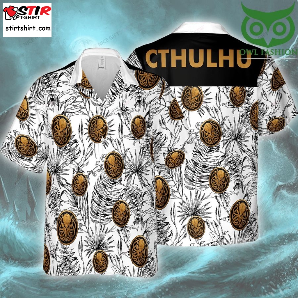 Cthulhu Multiple Logo Hawaii 3D Shirt  Cthulhu 
