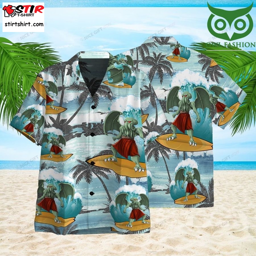 Cthulhu Surfing Hawaii 3D Shirt  Cthulhu 