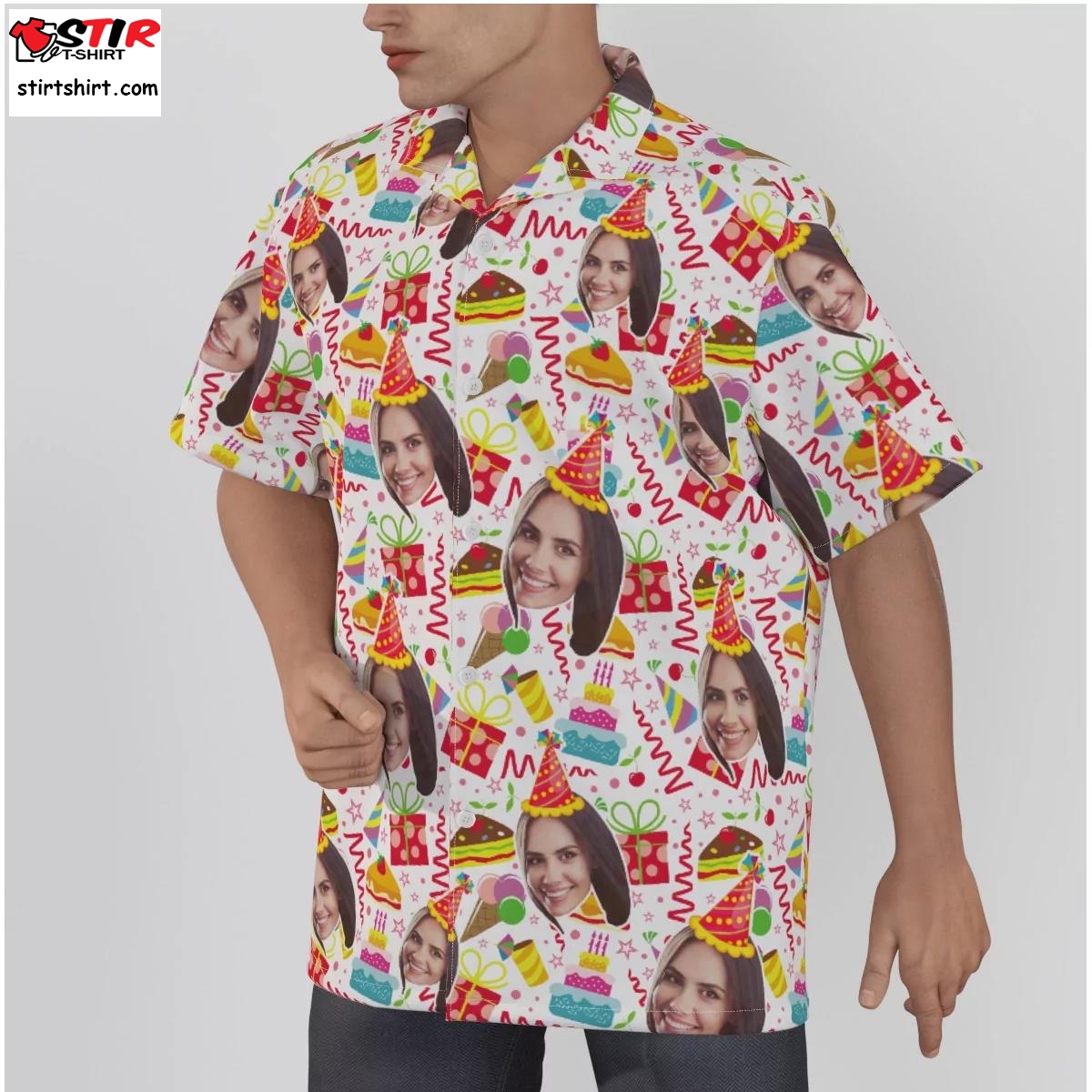 Custom Face Hawaiian Shirt For Birthday Party  Hawaiian Birthday Shirt