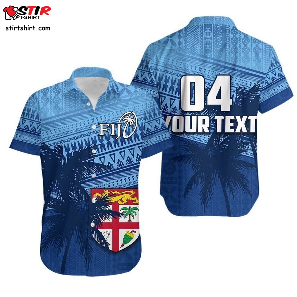Custom Personalisedfiji Rugby Makare And Tapa Patterns Hawaiian Shirt Th4  Brewers  Night