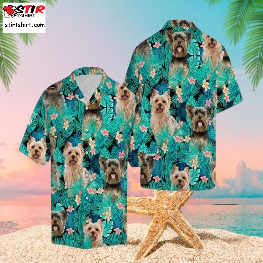 Custom Photo Pet Dog Cat Lover Personalized Tropical For Beer Hawaii Shirt  Personalized Dog 