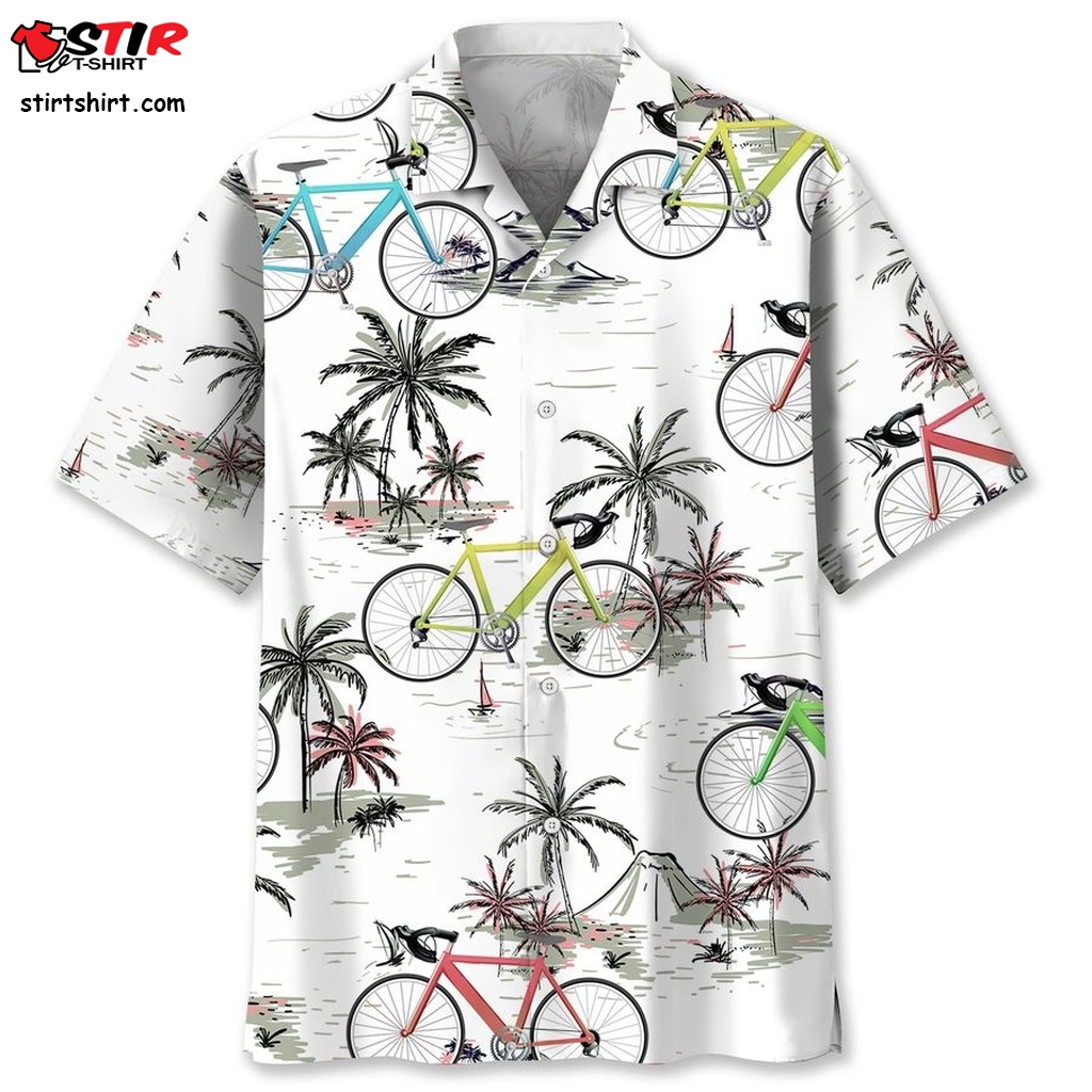 Cycling Coconut Hawaii Shirt  Wacko Maria 