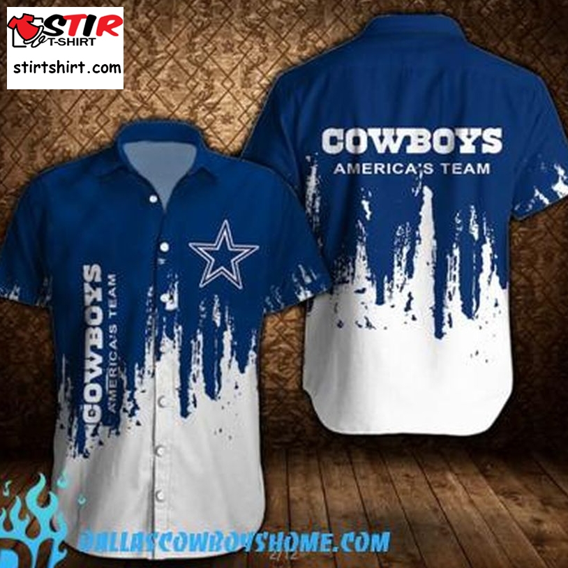 Dallas Cowboys Hawaiian Button Up Shirt 2021  Dallas Cowboys 