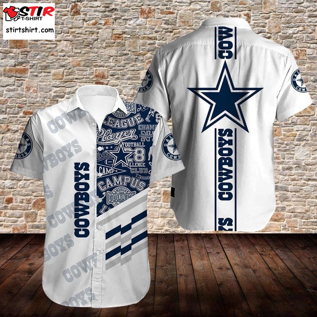 Dallas Cowboys  Hawaiian Shirt N02  Dallas Cowboys 
