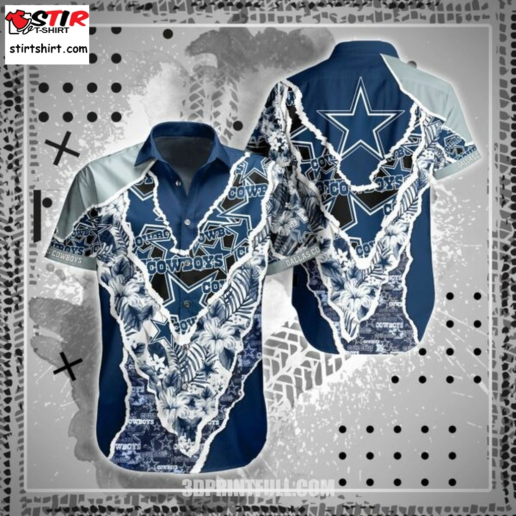 Dallas Cowboys Hawaiian Shirt New Top Trending Summer Dallas Cowboys   - StirTshirt