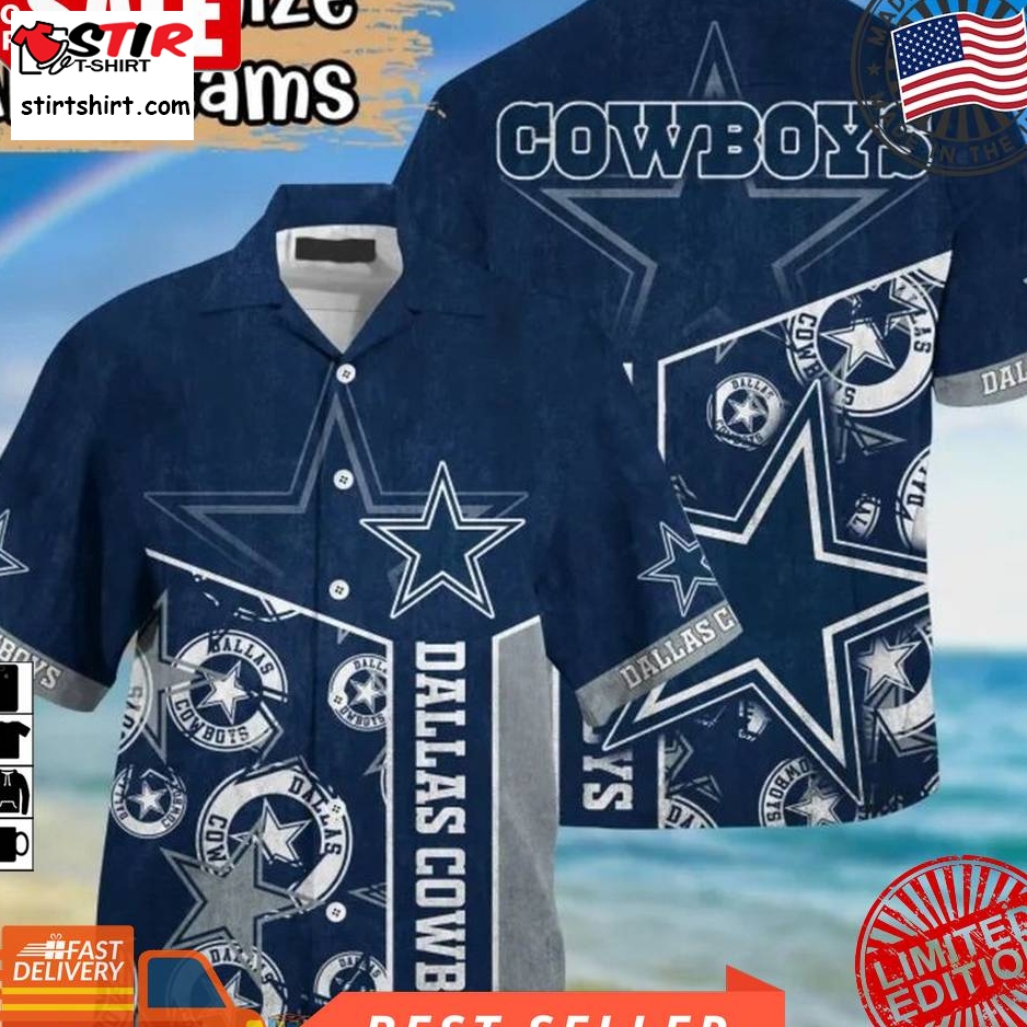 Dallas Cowboys Logo Nfl Hawaiian Shirt  Saleoff  Dallas Cowboys 