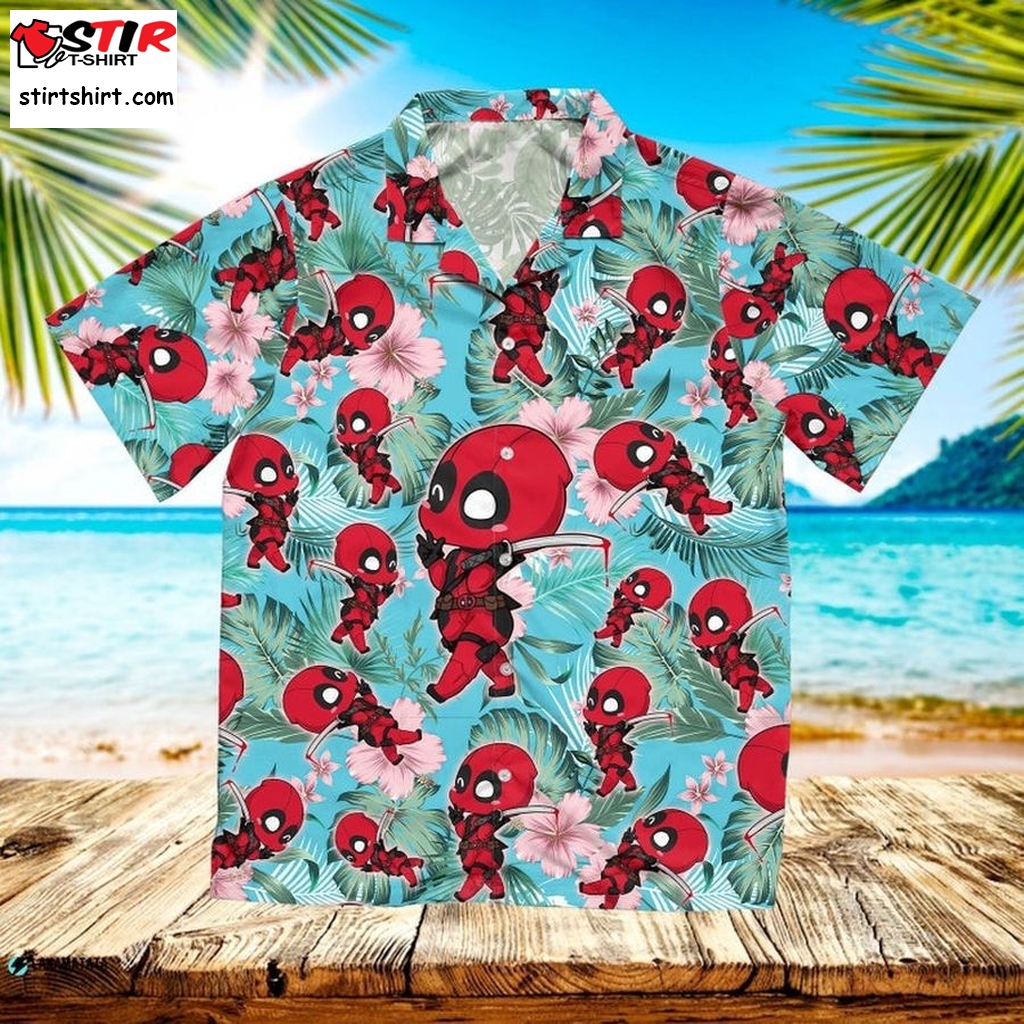 Deadpool Summer Movie Superhero Marvel Hawaii Shirt