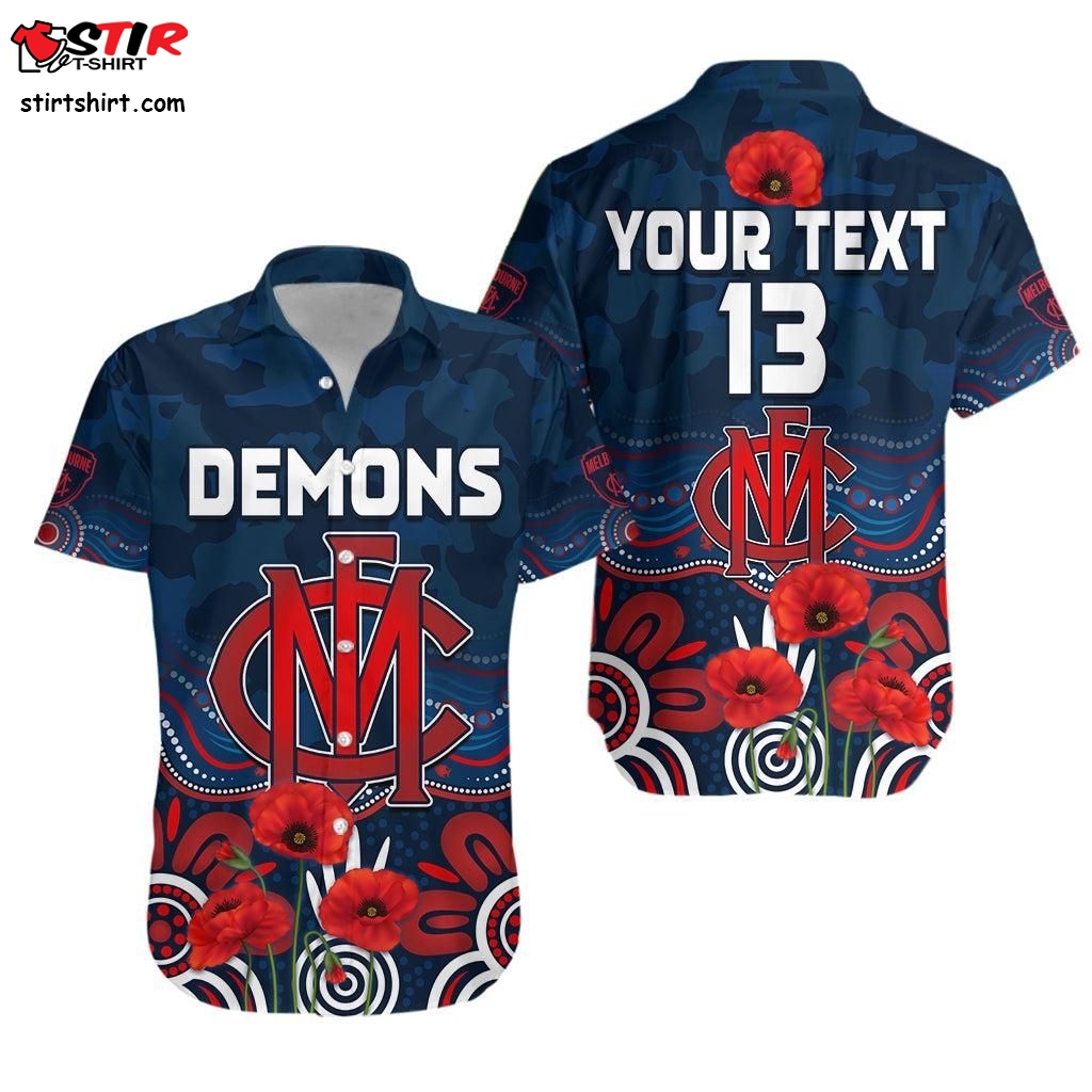 Demons  2023 Hawaiian Shirt Melbourne Football Aboriginal Poppy Lt13_0  Tyler Durden 