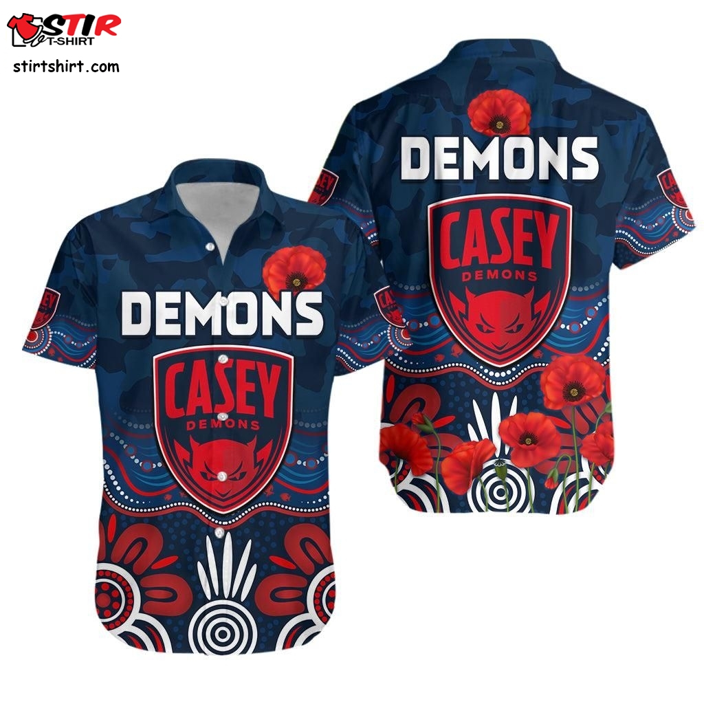 Demons  Hawaiian Shirt Casey Football Aboriginal Poppy Lt13  Flannel 
