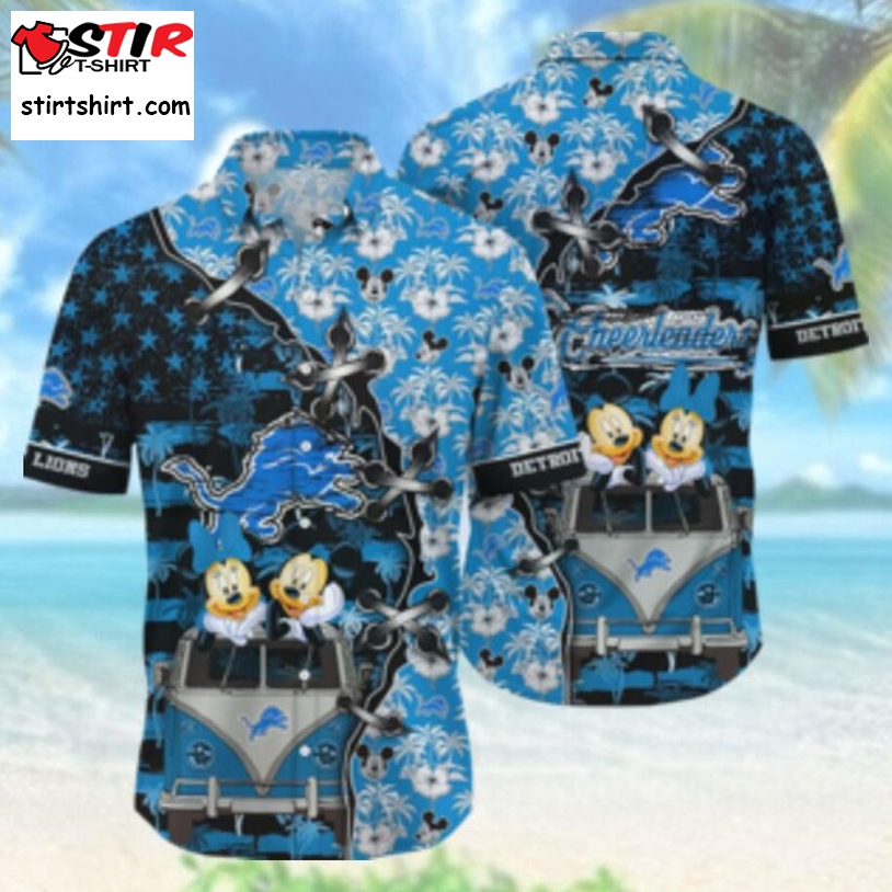 Detroit Lions Hawaii Shirt Style Hot Trending 3D Hawaiian Shirt  Detroit Lions 