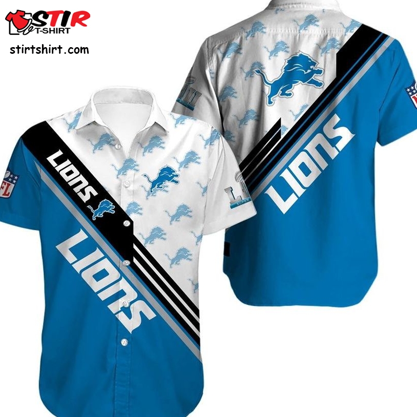 Detroit Lions  Hawaiian Shirt N04  Detroit Lions 