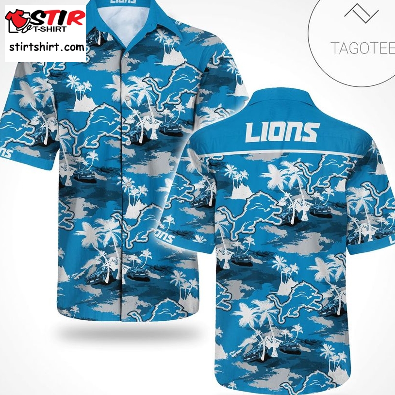 Detroit Lions Tommy Bahama Authentic Hawaiian Shirt 2023  Detroit Lions 