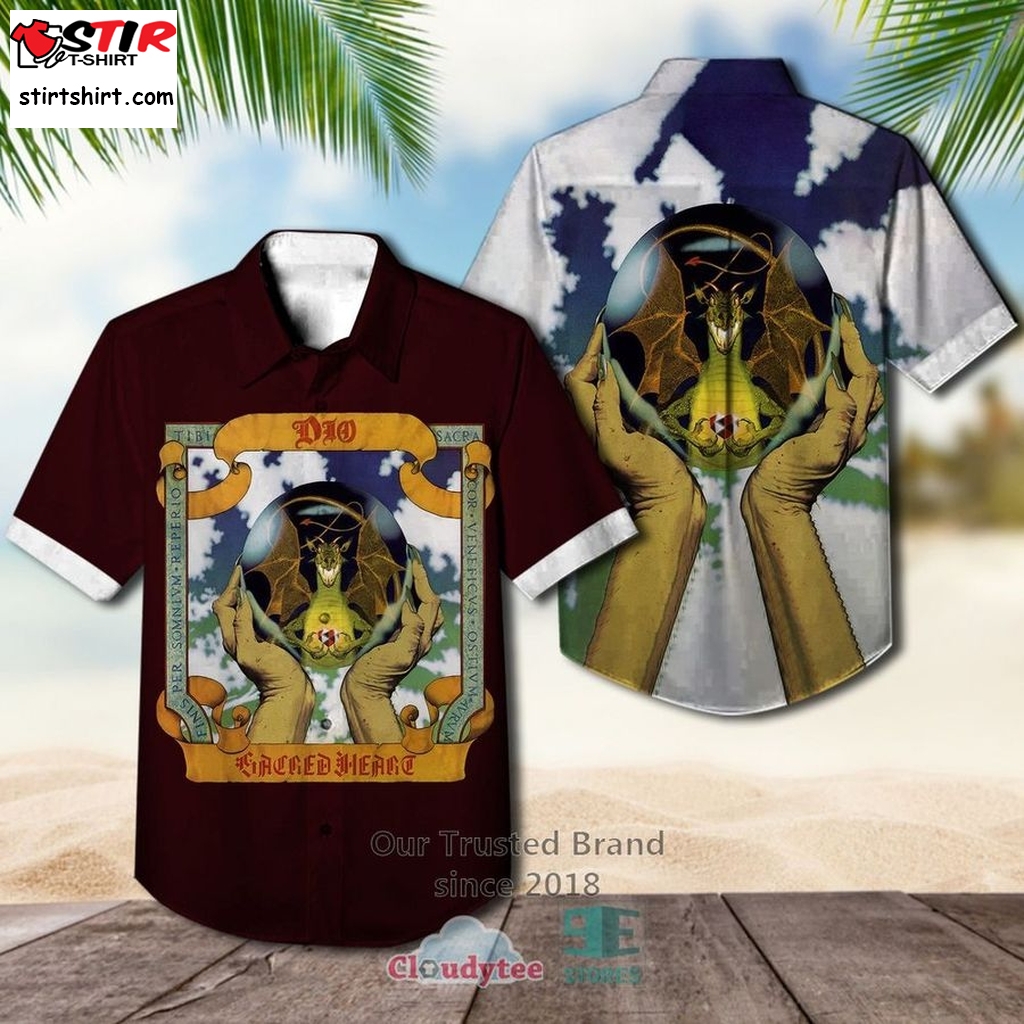 Dio Sacred Heart 1985 Album Hawaiian Shirt  Bernie Sanders 