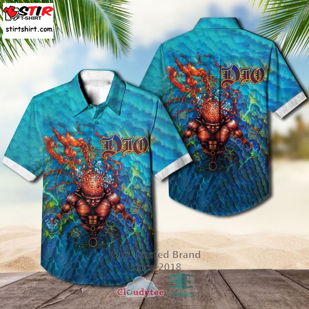 Dio Strange Highways 1993 Album Hawaiian Shirt  Bernie Sanders 