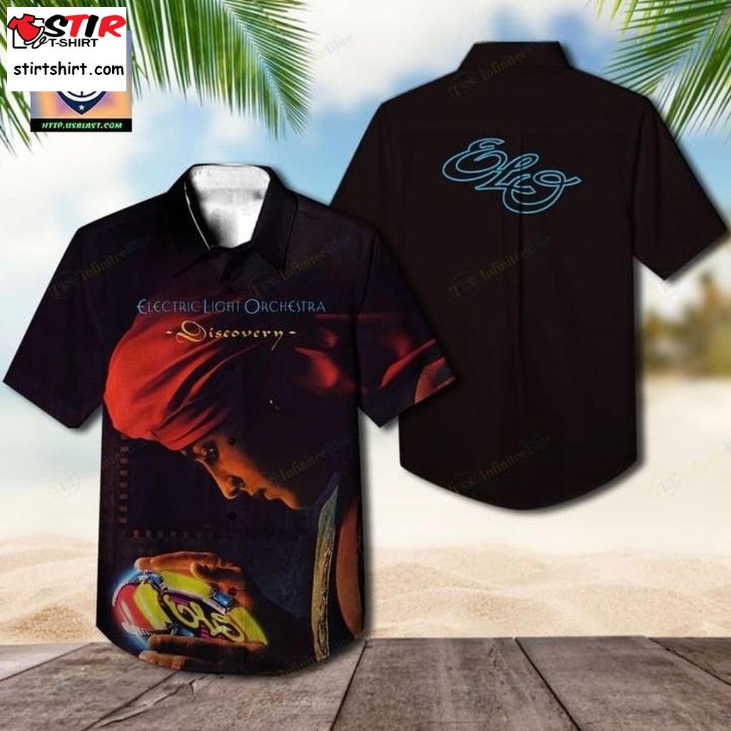 Discount Electric Light Orchestra Discovery Album Hawaiian Shirt  Discount 