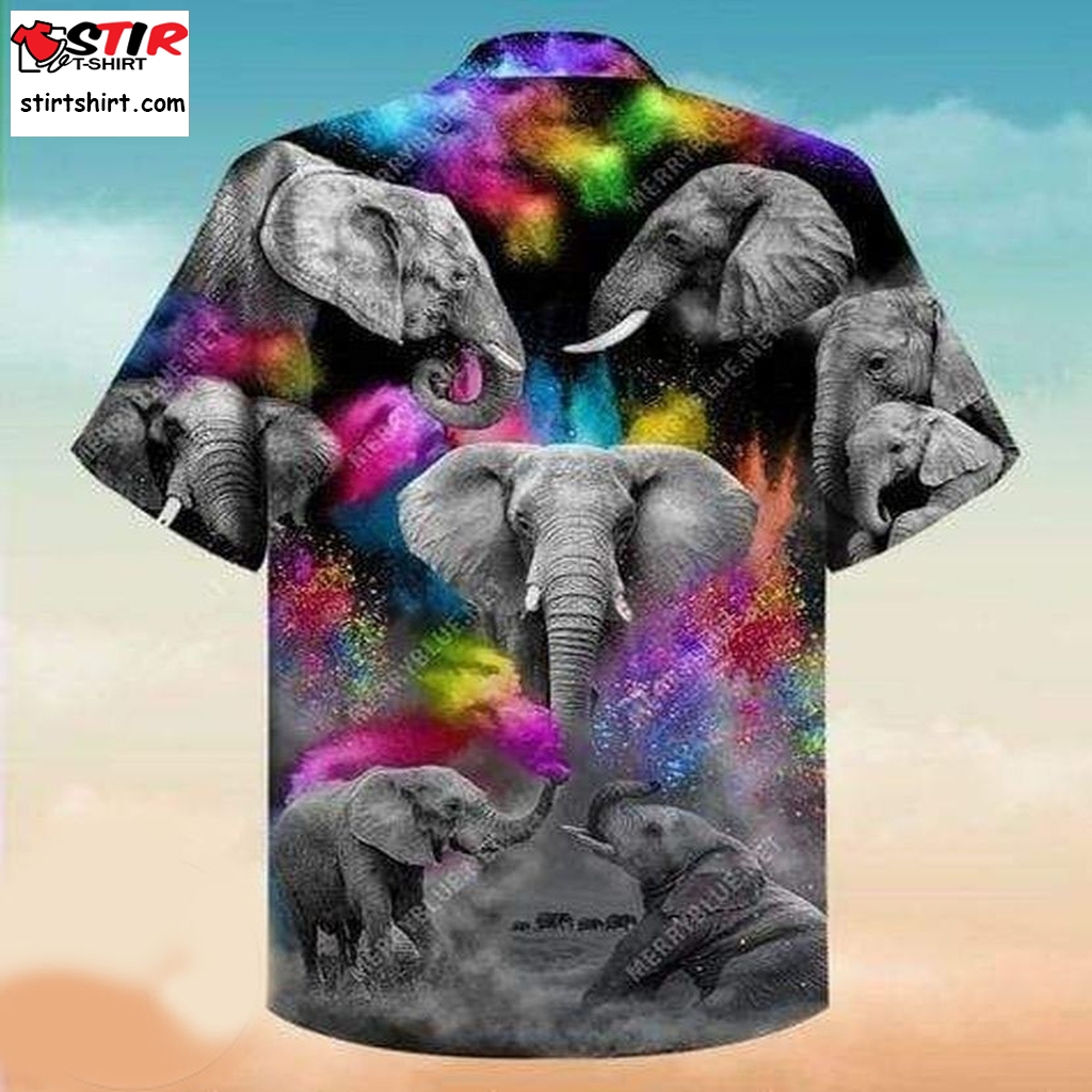 Discover Cool Hawaiian Aloha Shirts Colorful Elephants  Cool s