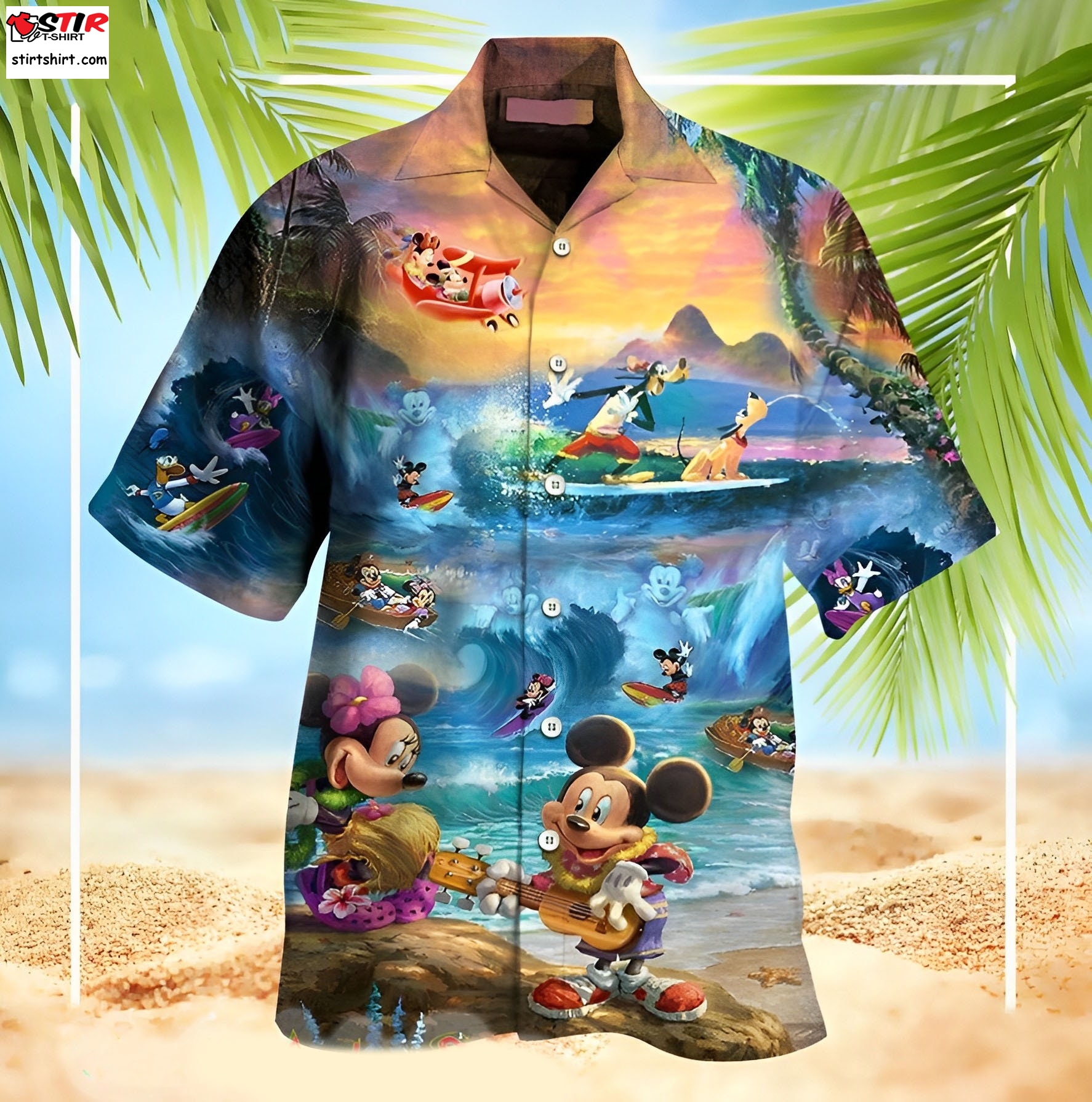 Disney Mickey Mouse Hawaiian Shirt, Funny Mickey And Friends Hawaii Shirt, Mickey Mouse Sweet Summer Vacation  Aloha Beach Shirt