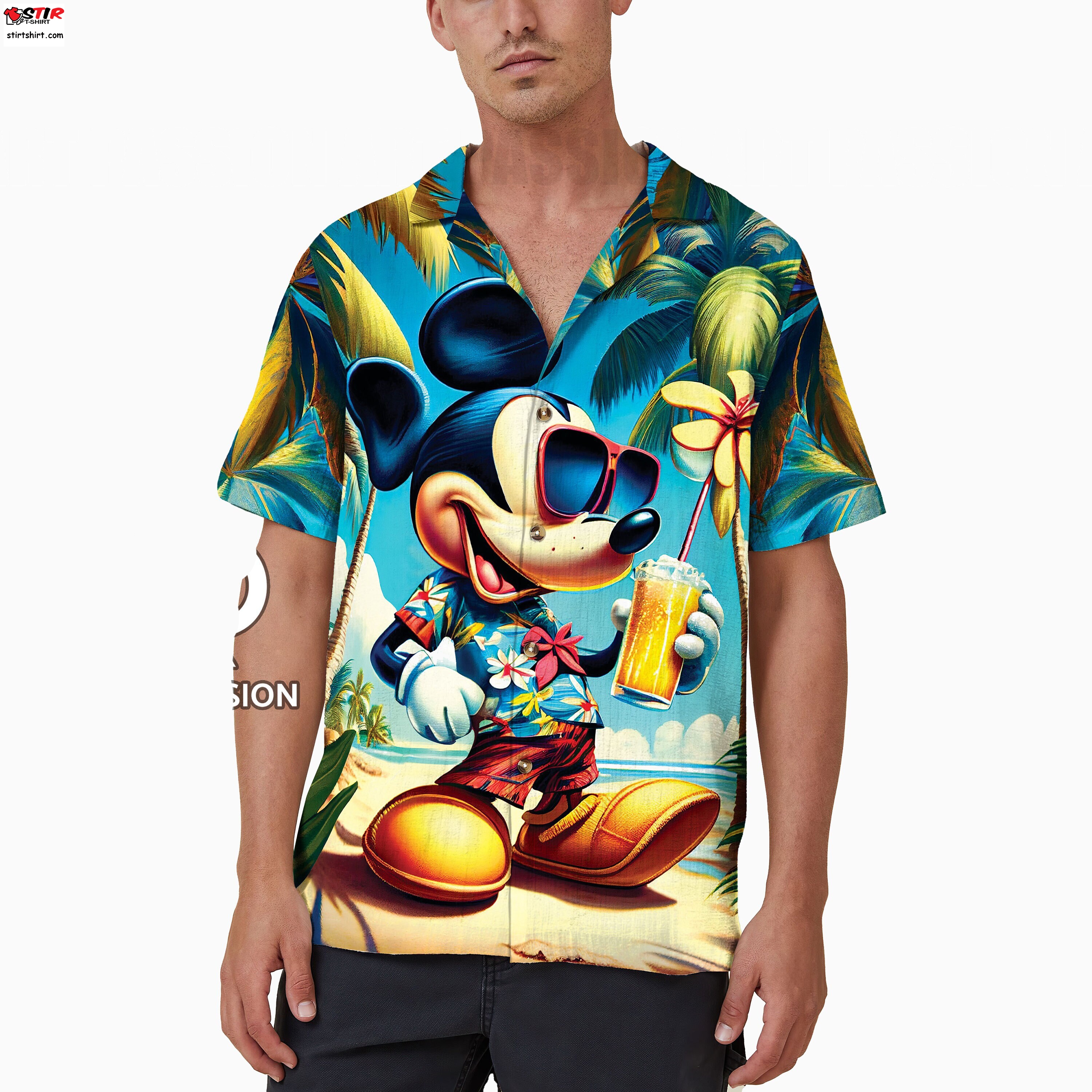 San Francisco Giants Mickey Mouse Short Sleeve Button Up Tropical Aloha  Hawaiian Shirts For Men Women - StirTshirt