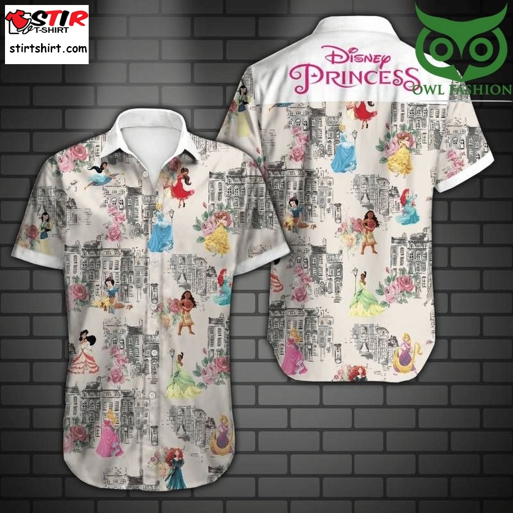 Disney Princess Hawaiian Shirt  Disney s