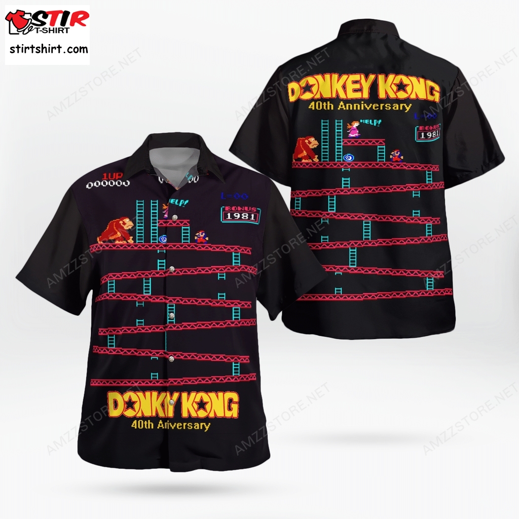 Donkey Kong 40Th Anniversary Hawaiian Shirt  D20 