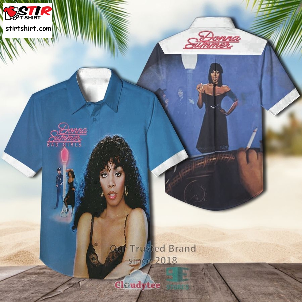 Donna Summer Bad Girls Album Casual Hawaiian Shirt  Girl  Outfit