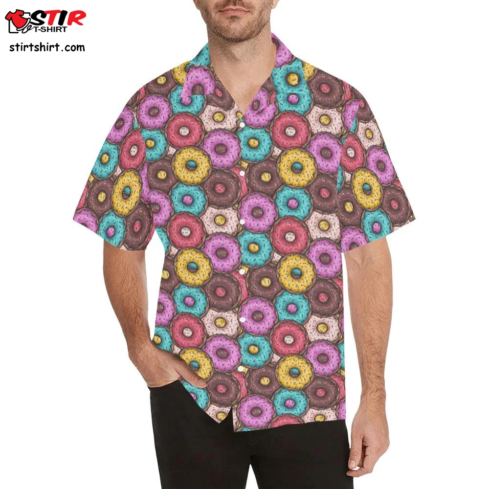 Donuts Hawaiian Shirt  Donut 