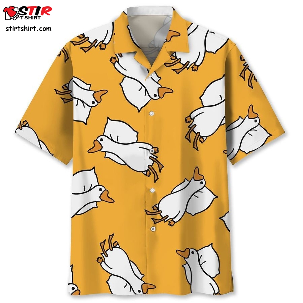 Duck Sleep Cute Hawaiian Shirt  Alcohol 